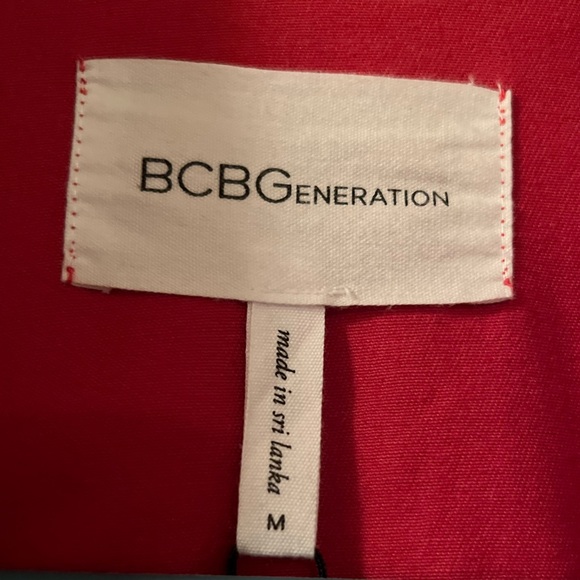 BCBGeneration Red Jean Jacket - Picture 2 of 5